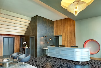 Reception area at Hotel Zelos San Francisco