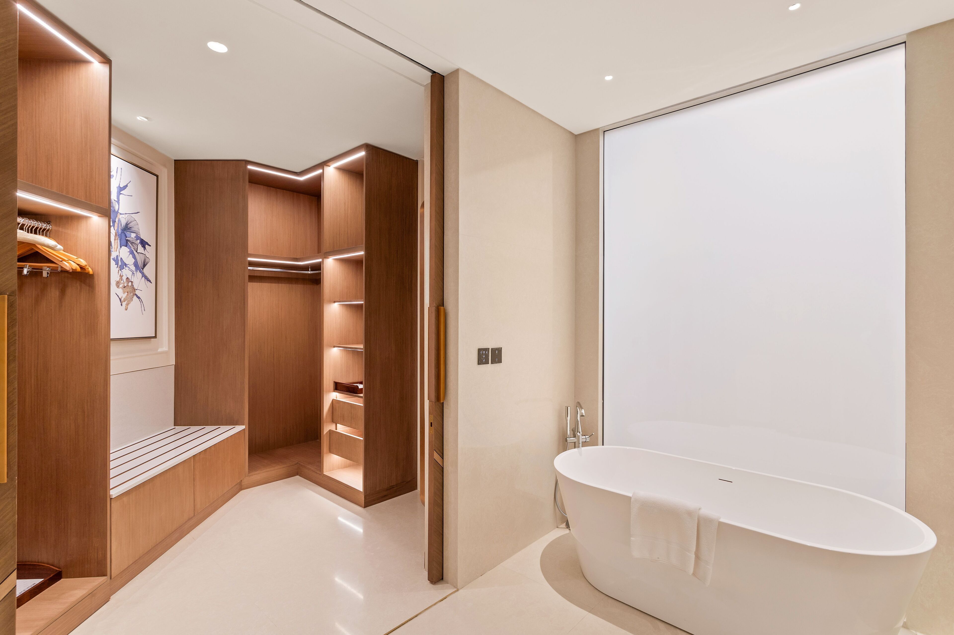 ocean suite sea view | bathroom | separate bathtub and shower, rainfall showerhead, free toiletries