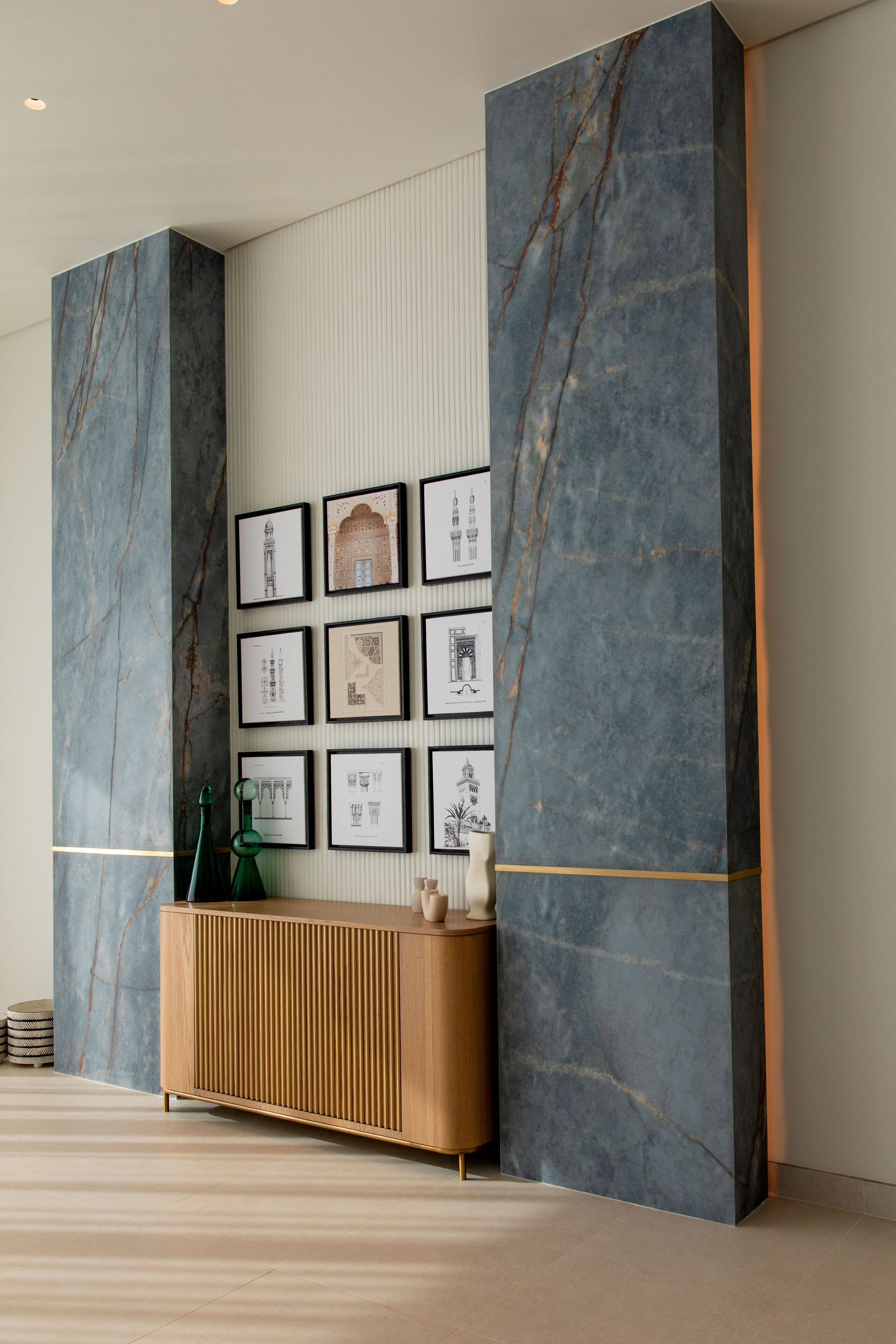 three bedroom ocean villa with private pool | living area | 50-inch smart tv with digital channels