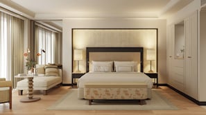 Deluxe Room (Lateral Sea View) | Minibar, desk, iron/ironing board, free WiFi