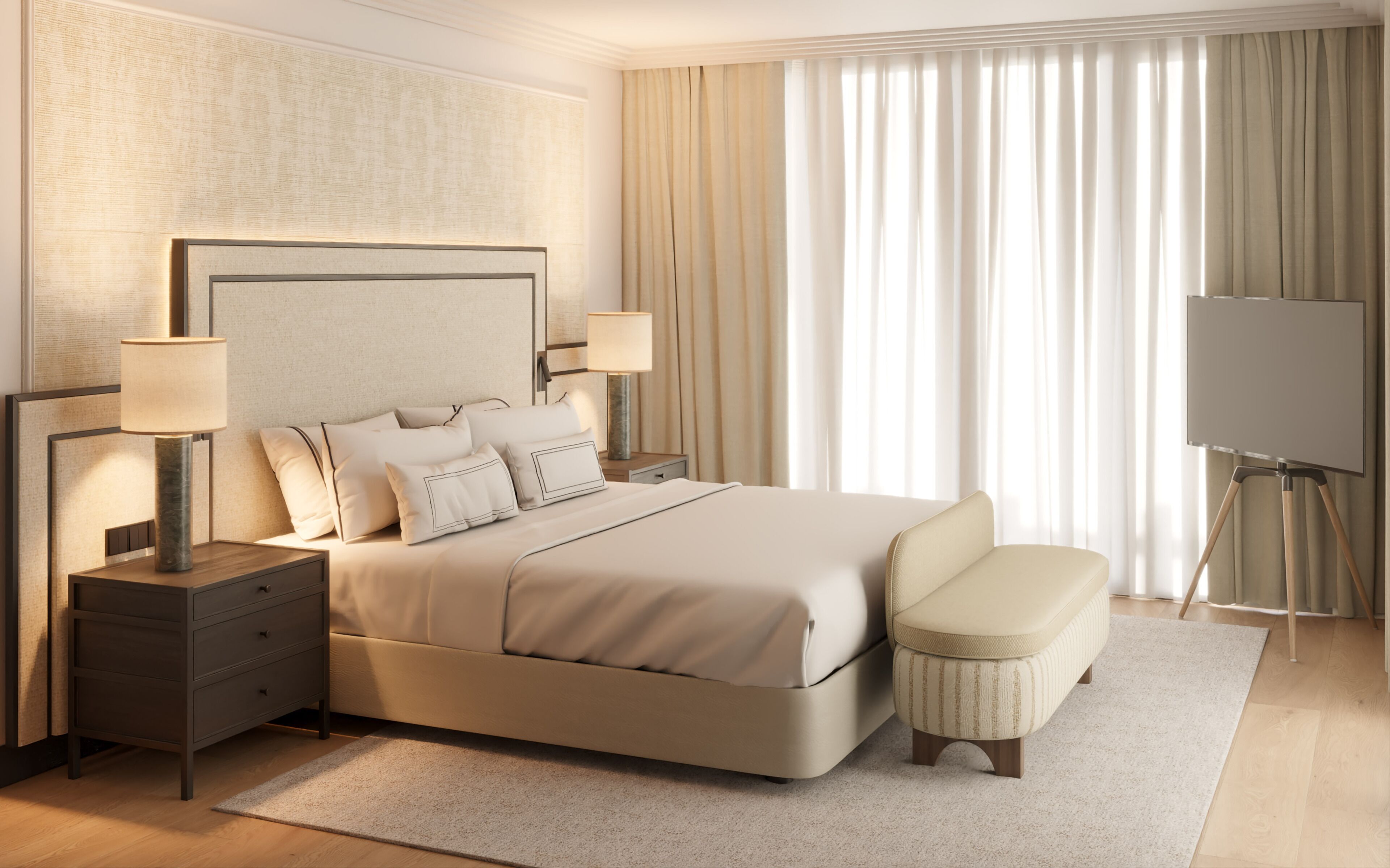 Minibar, desk, iron/ironing board, free WiFi