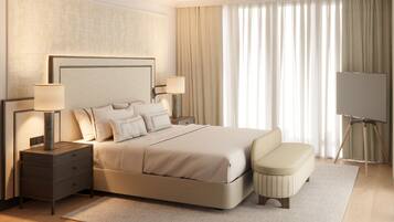 Penthouse (Suite) | Minibar, desk, iron/ironing board, free WiFi