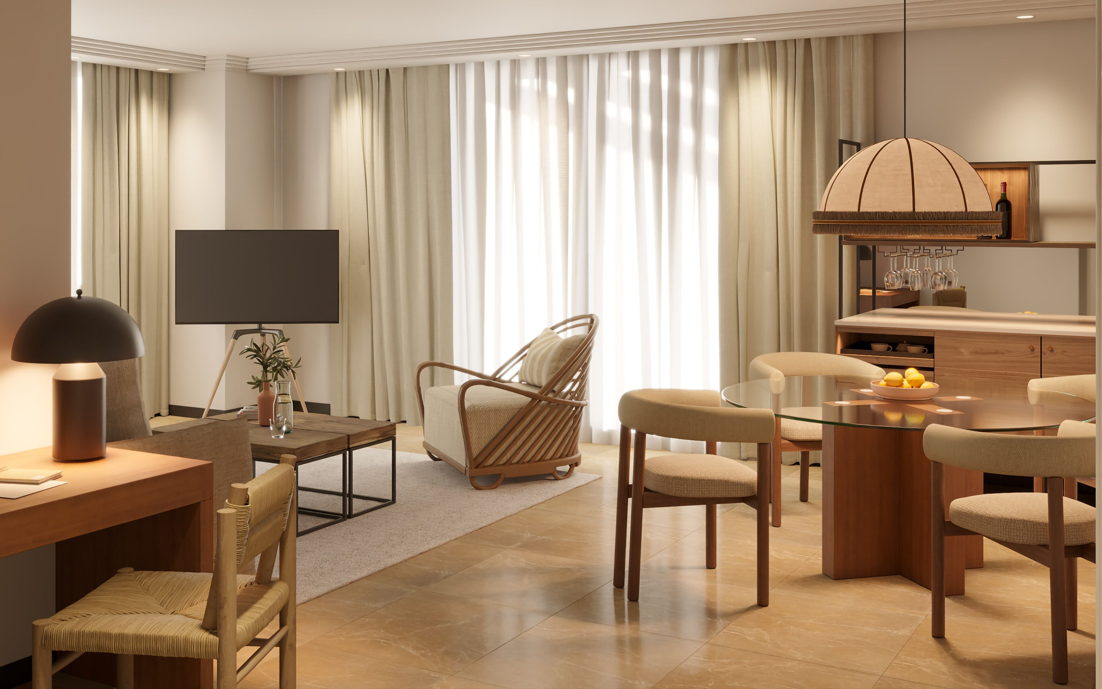 Àtic (Suite) | Minibar, escriptori, planxa i posts de planxar i wifi gratuïta 