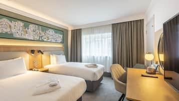 Minibar, in-room safe, desk, laptop workspace