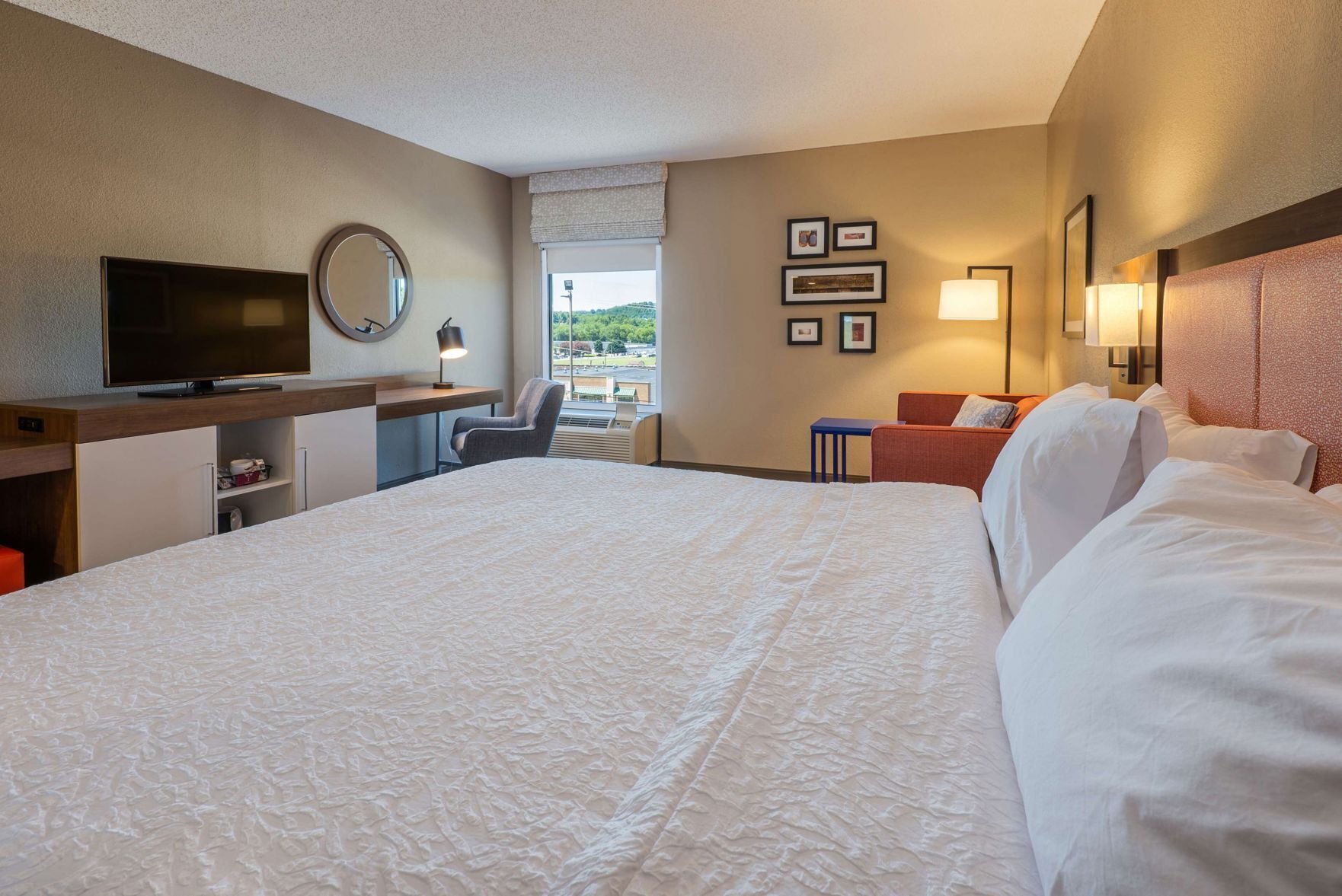 In-room safe, desk, iron/ironing board, free cribs/infant beds
