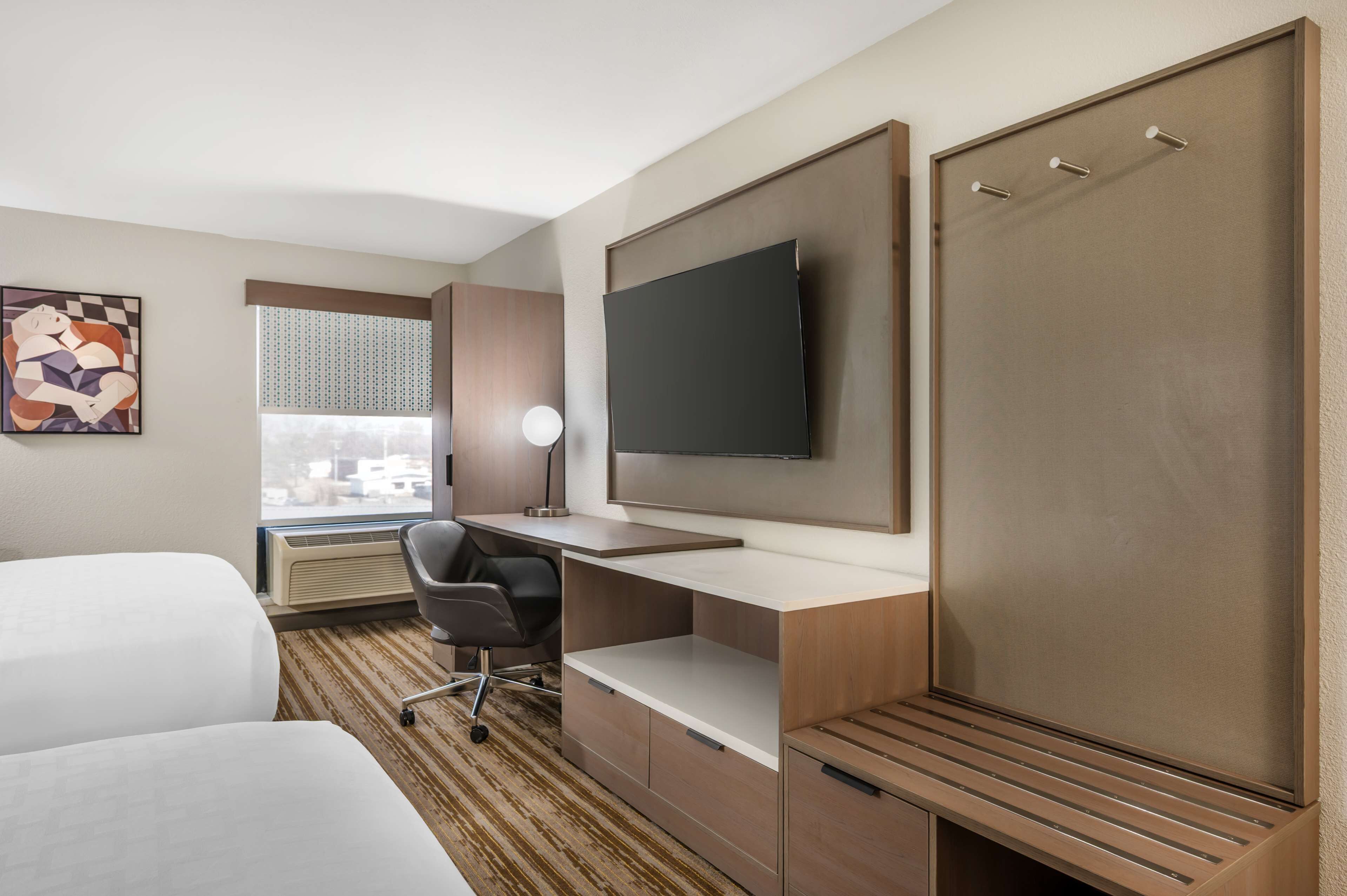 standard room, 2 queen beds, non smoking, refrigerator & microwave | in-room safe, iron/ironing board, free cots/infant beds, rollaway beds