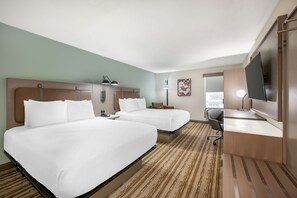Standard Room, 2 Queen Beds, Non Smoking, Refrigerator & Microwave