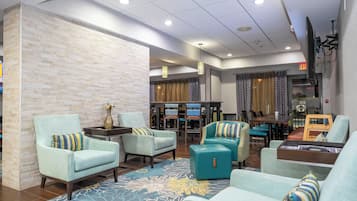 Sitteområde i lobbyen