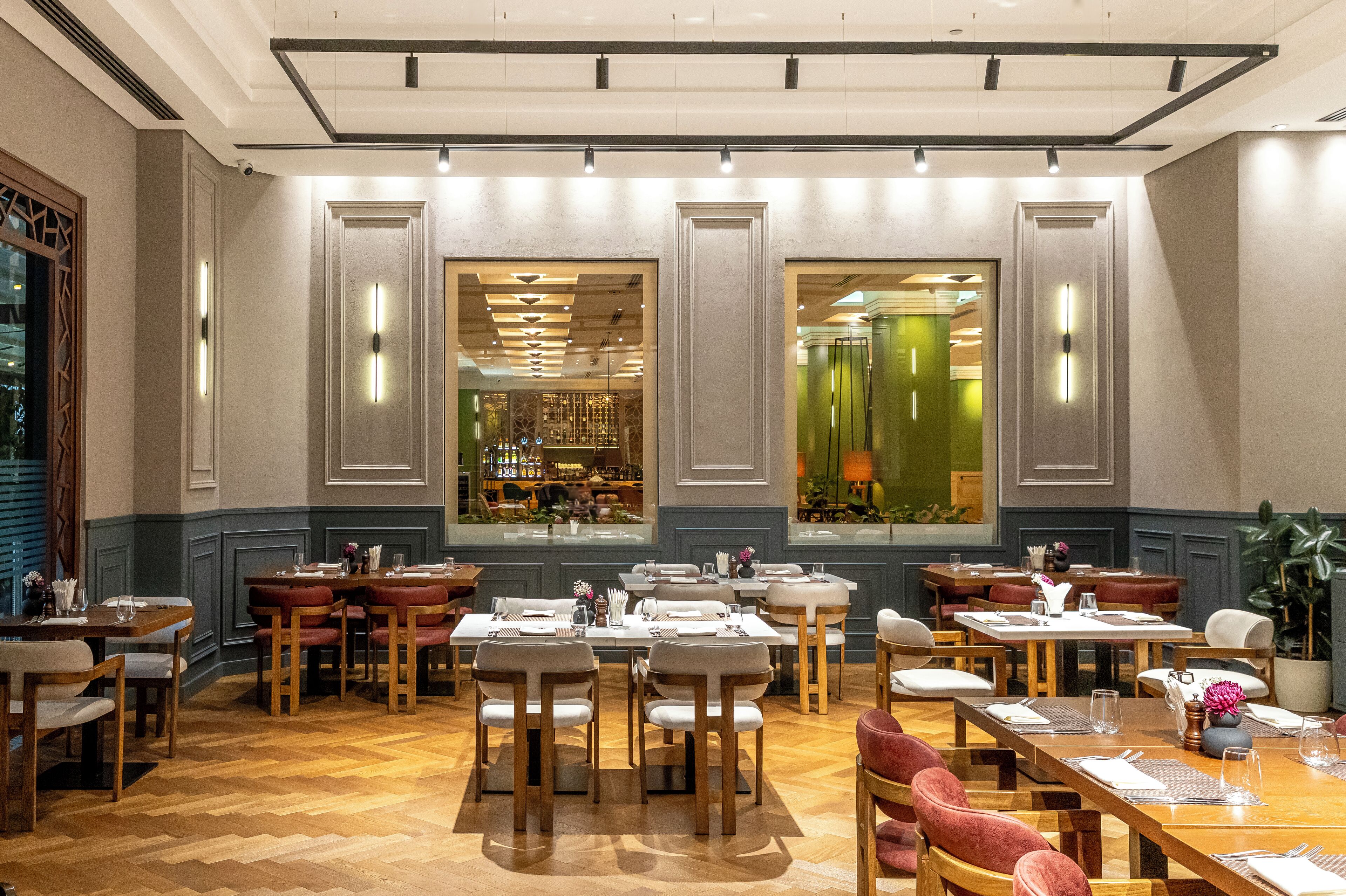 breakfast, lunch, dinner served; mediterranean cuisine, garden views