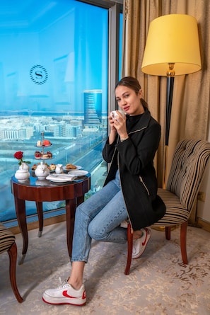 Literie de qualité supérieure, matelas Select Comfort, minibar