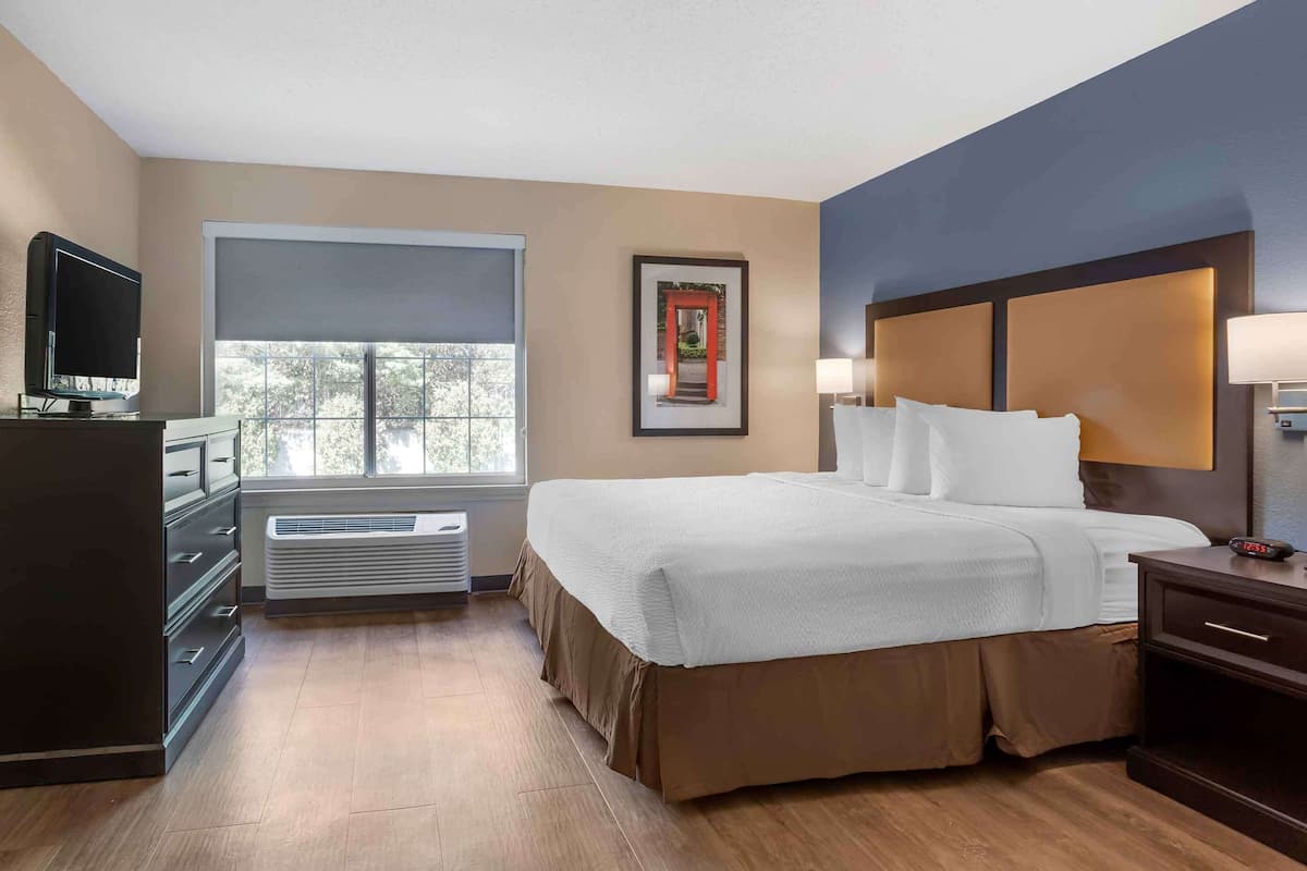 Suite, 1 King Bed with Sofa bed, Non Smoking | Desk, blackout drapes, iron/ironing board, free WiFi