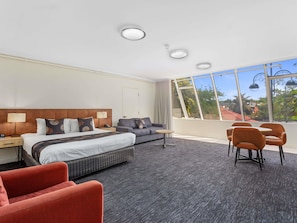 Blackout drapes, iron/ironing board, free WiFi, bed sheets