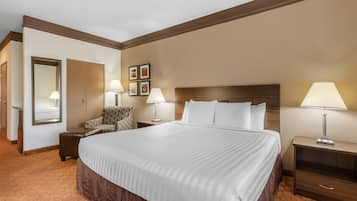 Habitación estándar, 1 cama King size, con acceso para personas discapacitadas, para no fumadores | Escritorio y espacio para trabajar con laptop