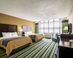Suite, 2 Double Beds, Non Smoking | Desk, free cots/infant beds, rollaway beds, free WiFi