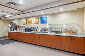 Free buffet breakfast 