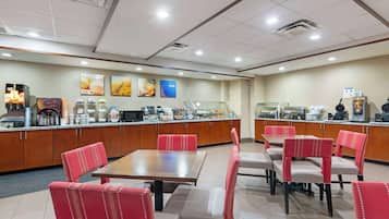 Free buffet breakfast