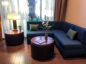 Sala de estar en el lobby