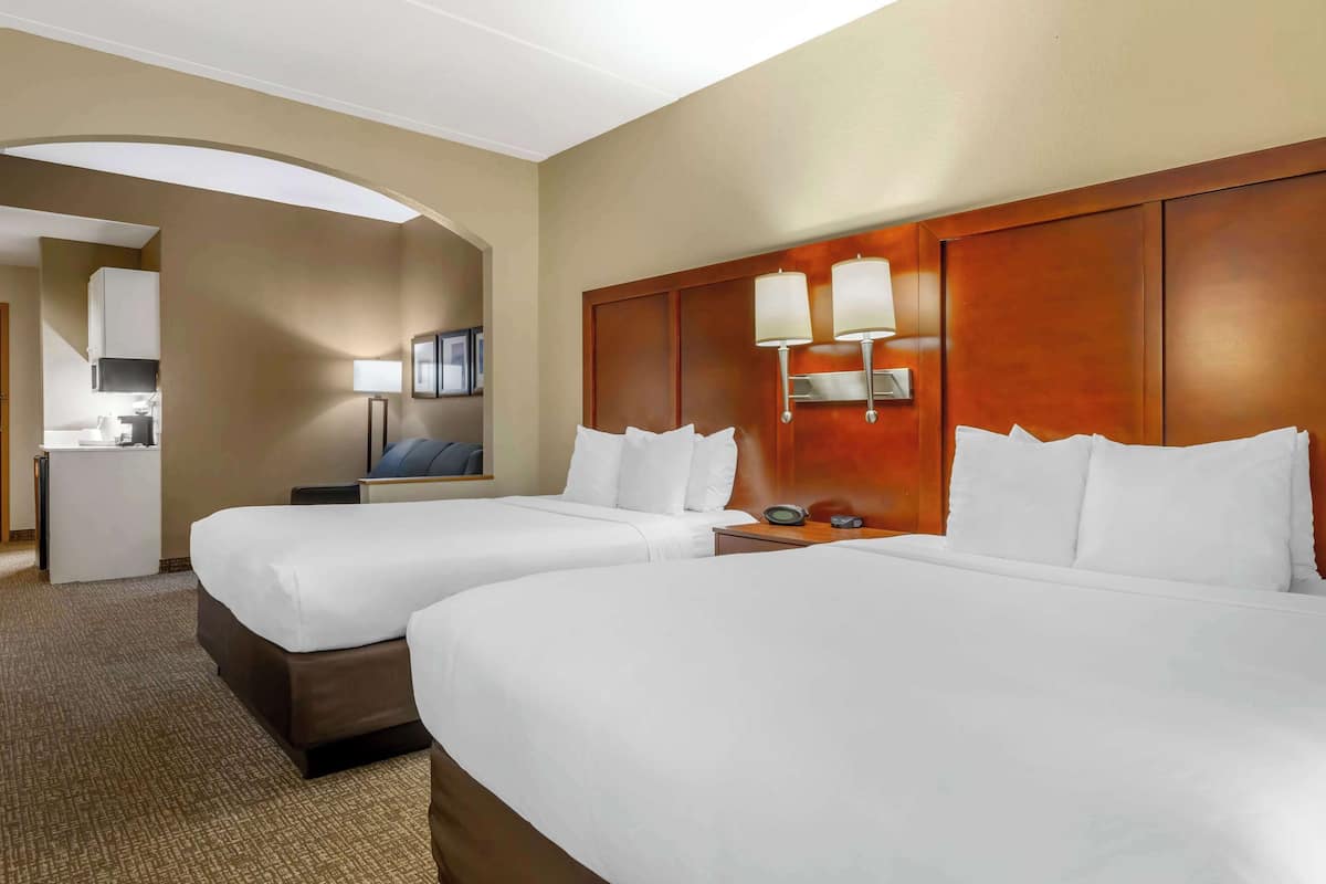 Suite, Non Smoking (Two Queen Beds) | Premium bedding, pillowtop beds, individually decorated