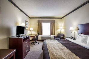 In-room safe, desk, iron/ironing board, cribs/infant beds
