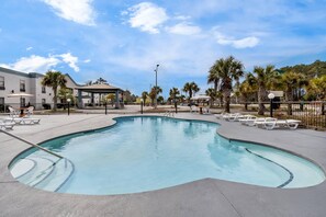 Seasonal outdoor pool