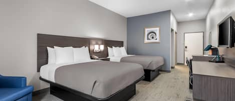 Chambre, 2 grands lits, accessible aux personnes à mobilité réduite, non-fumeur