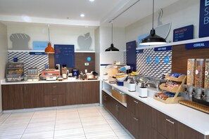 Free daily self-serve breakfast