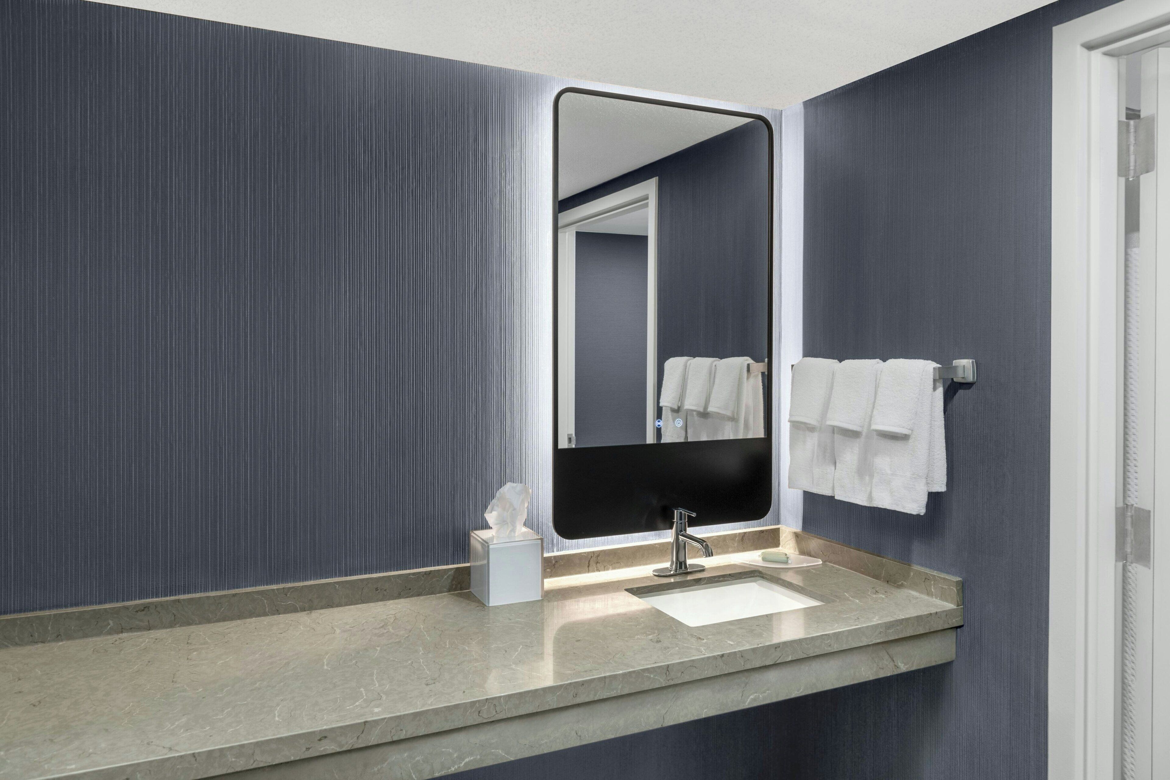 suite, 1 bedroom | pillow-top beds, desk, blackout curtains, iron/ironing board