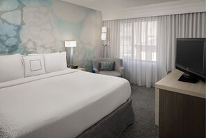 Room, 1 King Bed with Sofa bed | Premium bedding, pillowtop beds, in-room safe, individually furnished
