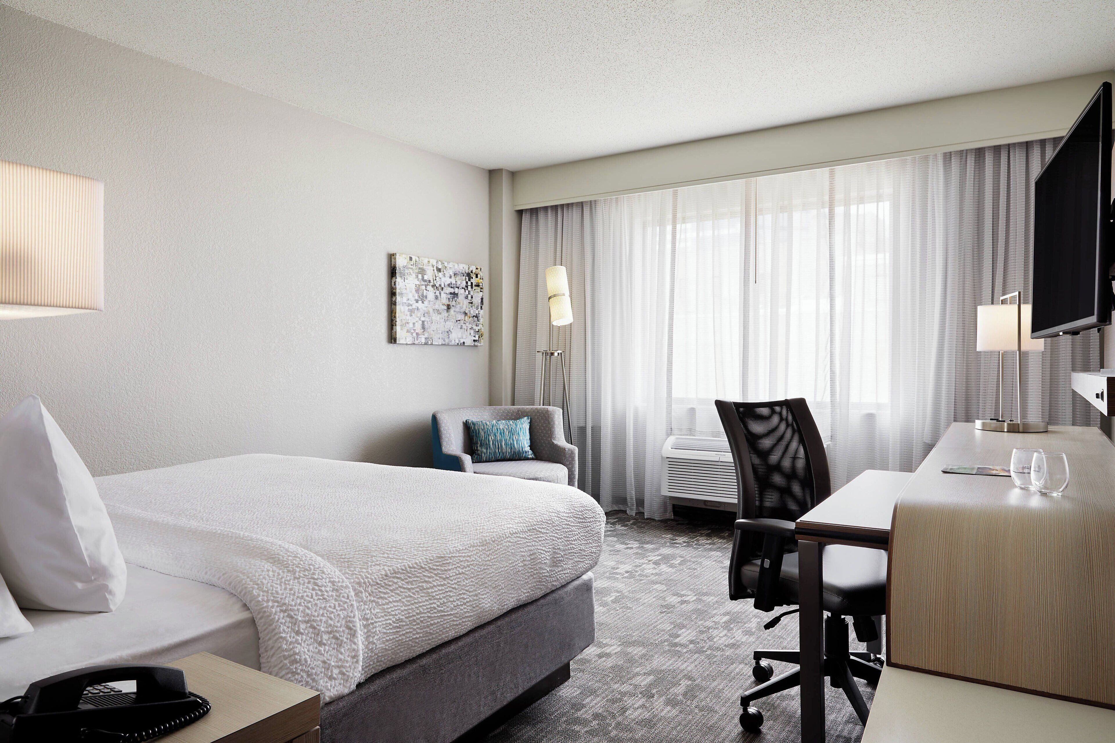 hypo-allergenic bedding, desk, iron/ironing board, free cots/infant beds