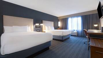 Premium bedding, pillow-top beds, individually decorated, desk