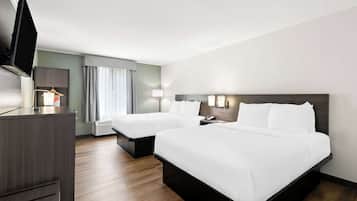Standard Room, 2 Queen Beds, Non Smoking | 1 bedroom, premium bedding, Select Comfort beds, in-room safe