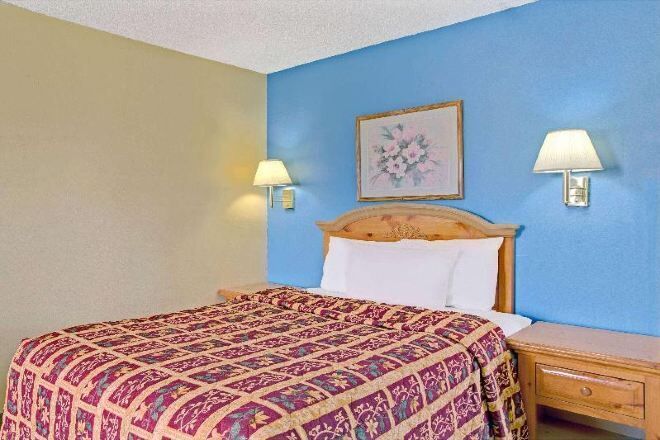 Desk, blackout curtains, iron/ironing board, free WiFi