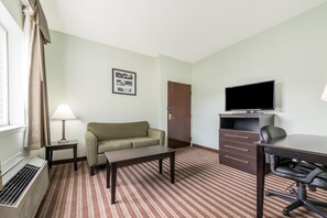 42-inch TV with cable channels