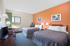 Room, 2 Queen Beds, Non Smoking | In-room safe, desk, iron/ironing board, free WiFi - Days Inn by Wyndham Butler (Butler)