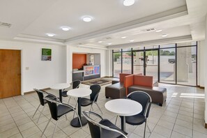 Sitteområde i lobbyen