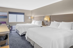 Standard Room, 2 Queen Beds, Non Smoking, Refrigerator & Microwave (Pet Friendly) | Desk, blackout drapes, iron/ironing board, free cribs/infant beds