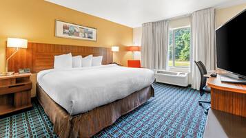 Premium bedding, pillow-top beds, in-room safe, desk