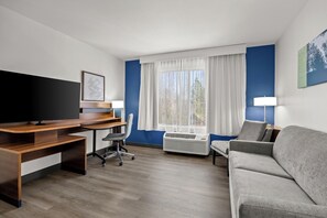 Room, 1 King Bed with Sofa bed | Premium bedding, pillowtop beds, in-room safe, desk