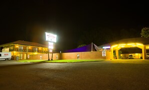 Front of property – evening/night