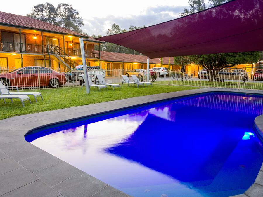 Outdoor pool, open 8:00 AM to 9:00 PM, sun loungers