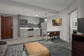 Standard Suite | Private kitchen | Fridge, microwave, stovetop, dishwasher