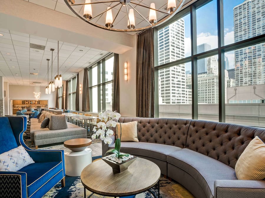 Lobby sitting area