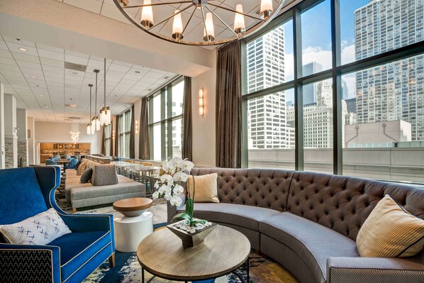 Lobby sitting area - Homewood Suites by Hilton Chicago-Downtown (Chicago)