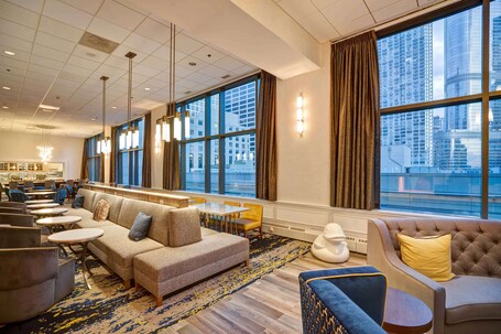 Sala de estar en el lobby
