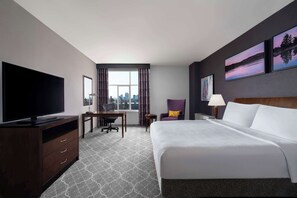 1 bedroom, premium bedding, down comforters, desk