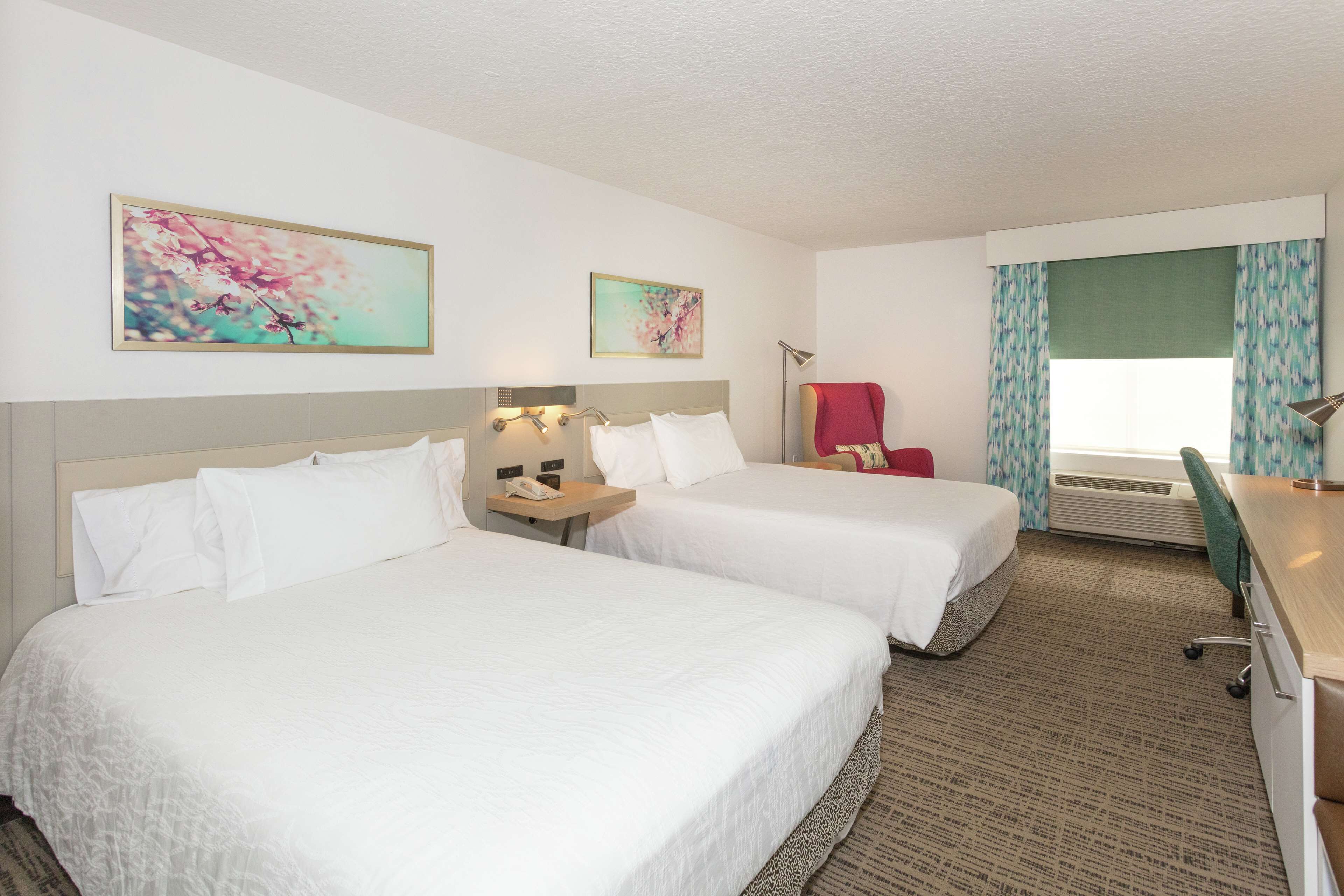 standard two queens | hypo-allergenic bedding, in-room safe, desk, blackout curtains