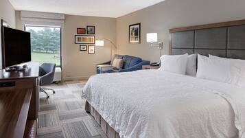 Room, 1 King Bed with Sofa bed, Non Smoking, Refrigerator & Microwave | Premium bedding, in-room safe, cribs/infant beds, free WiFi