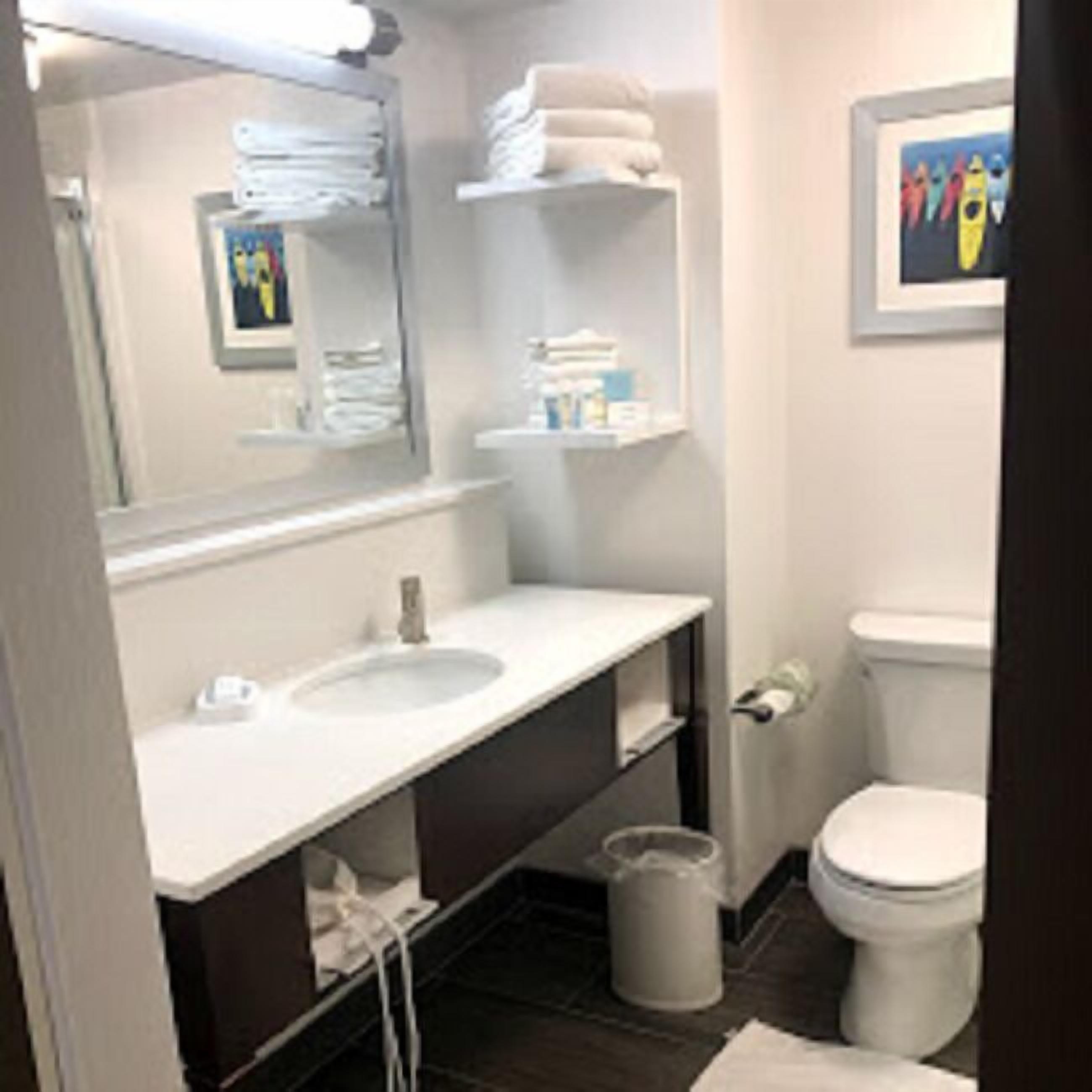 room, 2 queen beds, accessible, non smoking (hearing & rollin shower) | bathroom | bathtub, hair dryer, towels