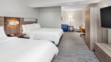 In-room safe, desk, laptop workspace, blackout drapes