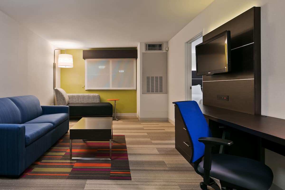 In-room safe, desk, blackout curtains, soundproofing